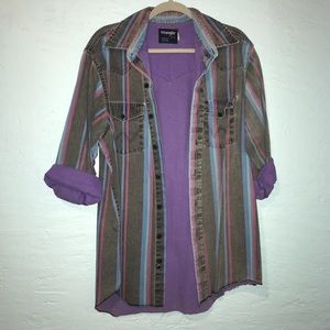 Rare Vintage Wrangler Denim Shirt.